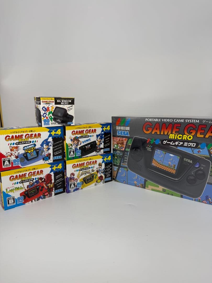 GAME GEAR MICRO +4 ゲーム機セット