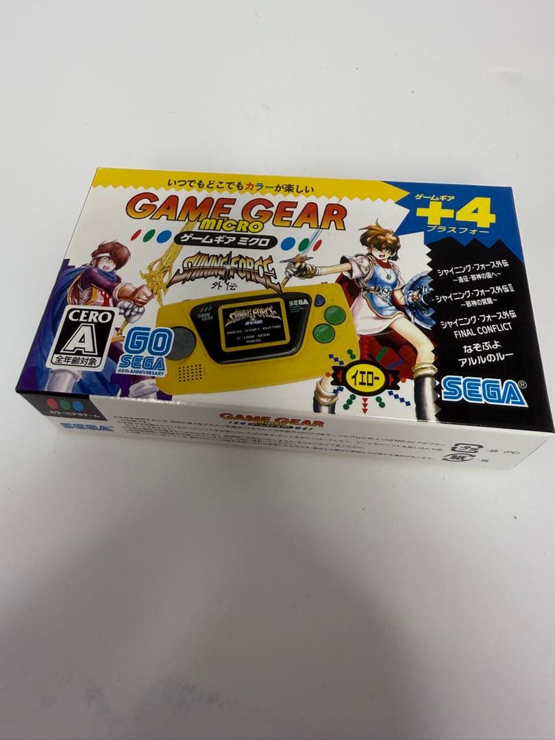 GAME GEAR MICRO +4 ゲーム機セット