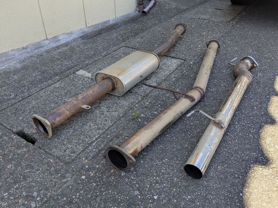 アコード CL7 触媒ストレート フルワンオフマフラー