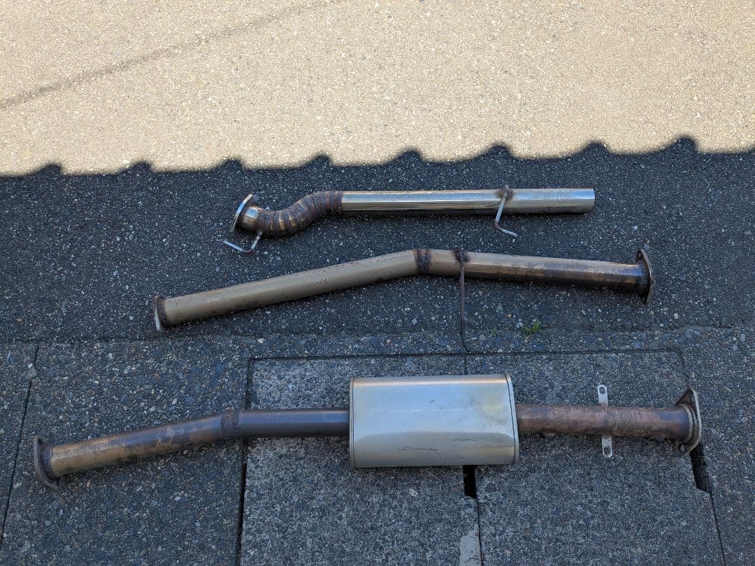 アコード CL7 触媒ストレート フルワンオフマフラー