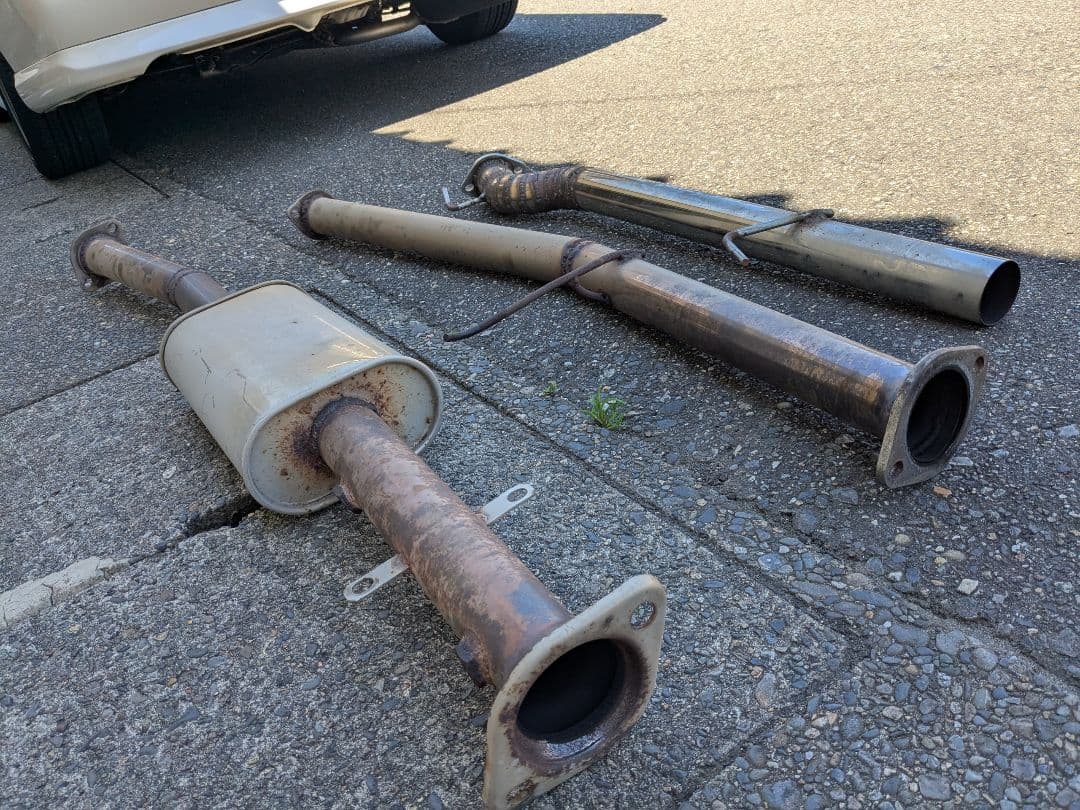 アコード CL7 触媒ストレート フルワンオフマフラー