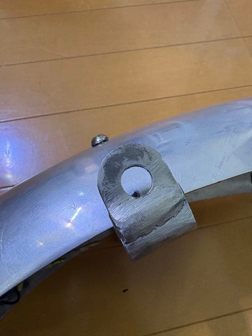 SR400 WM（ウェリントン）製？ リアフェンダー　ショート＆テールランプ