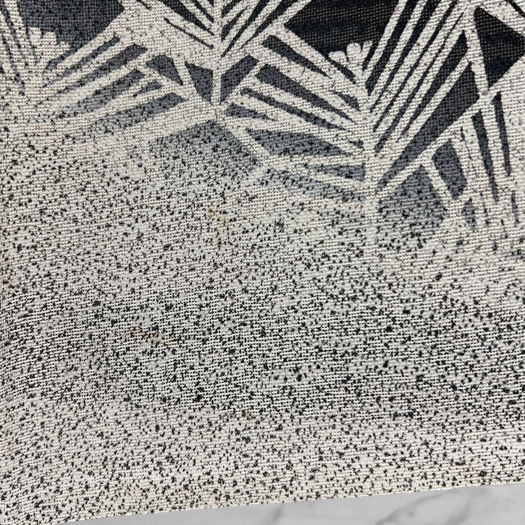 夏用　紗　松模様　たたき染め　モノトーン　訪問着　着物　035a p