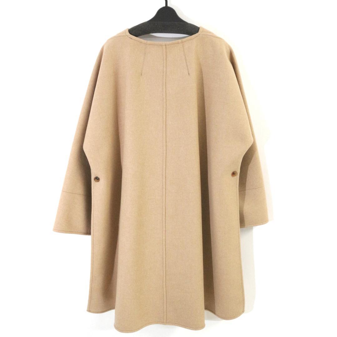 SEA シー 18AW ウールダブルフェイスメルトンポンチョ / コート