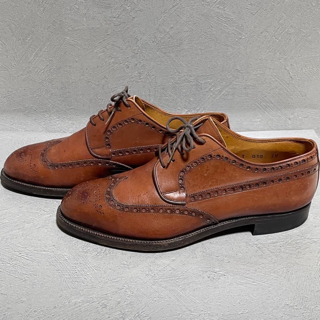 【まっぴー】スコッチグレイン 匠 ウィングチップ ビジネスシューズ 本革