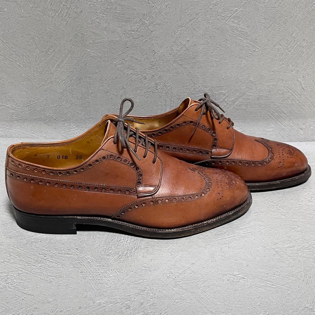 【まっぴー】スコッチグレイン 匠 ウィングチップ ビジネスシューズ 本革