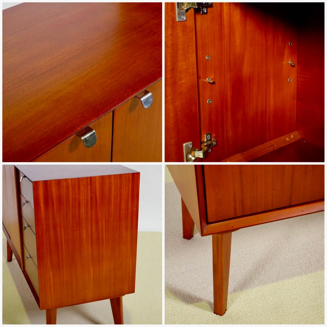 G 新品 北欧 リビングボード キャビネット リビング収納 本棚 飾り棚 天然木