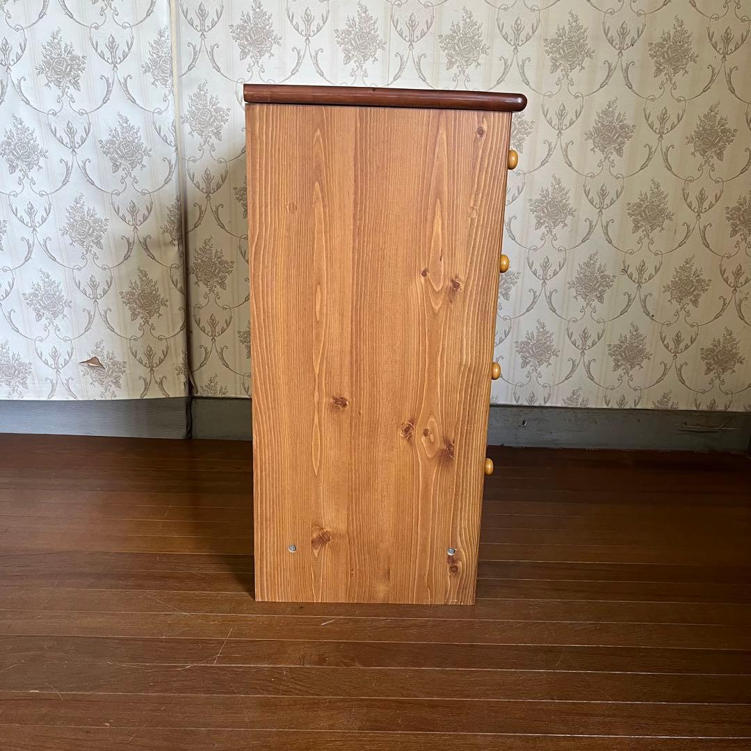 【アンティーク】② 木製 チェスト キャビネット 4杯 収納棚 箪笥 北欧レトロ