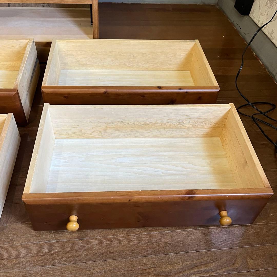 【アンティーク】② 木製 チェスト キャビネット 4杯 収納棚 箪笥 北欧レトロ