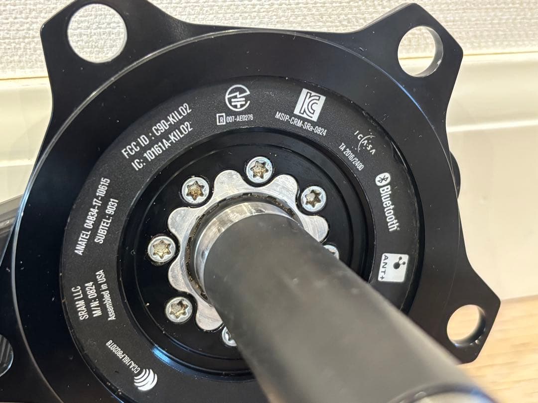 パワーメーター Quarq SRAM Red 170mm