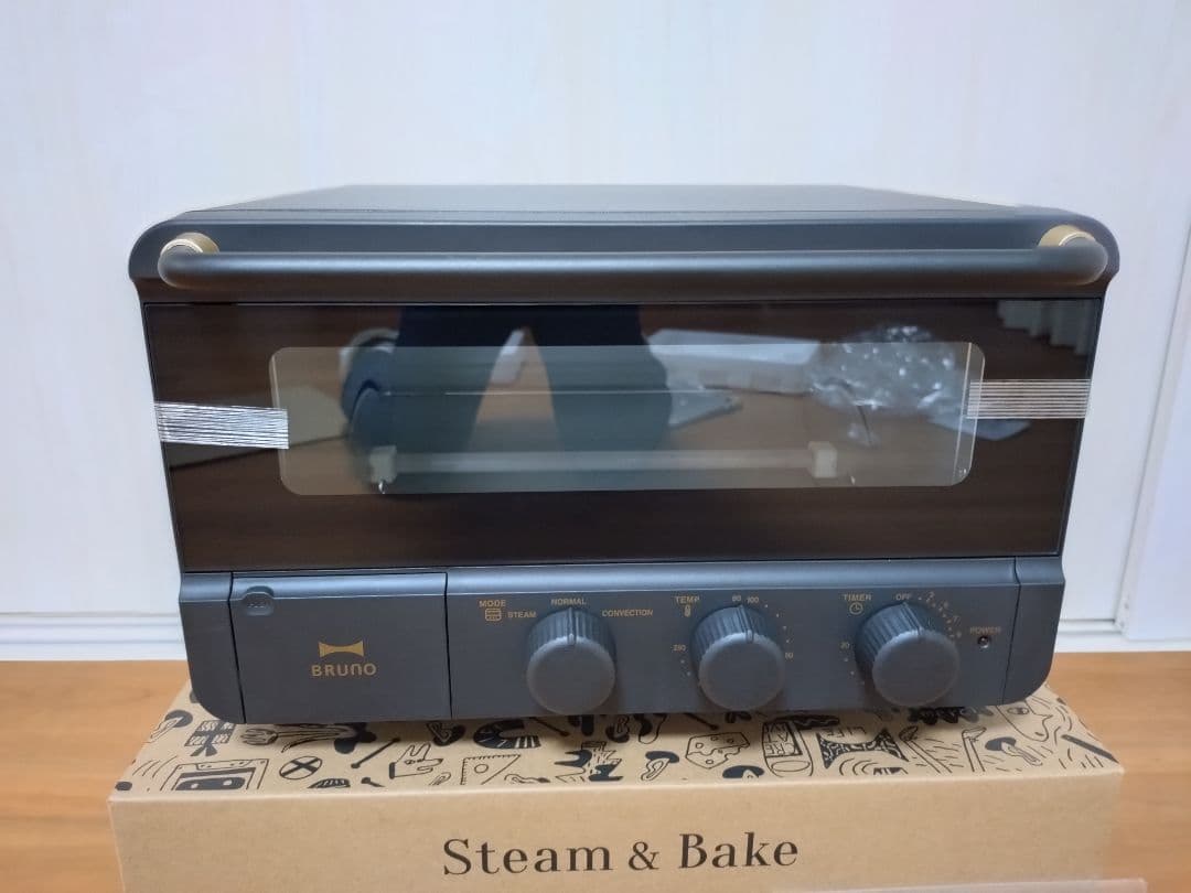 BRUNO スチーム&ベイクトースター ブラック