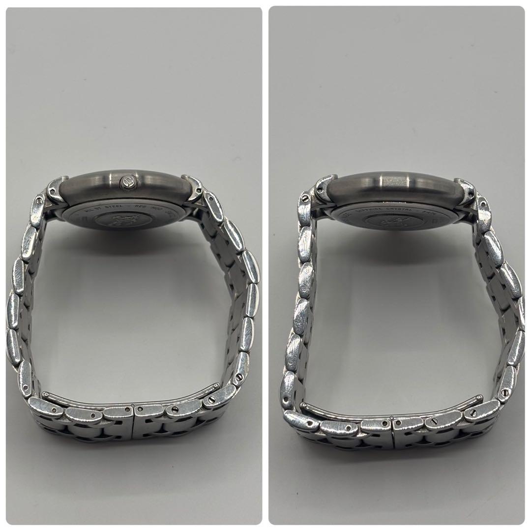 【箱付 電池交換済み】Burberry バーバリー 11000G デイト