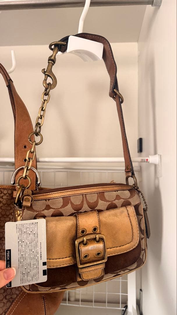 Coach ブラウン ショルダーバッグセット