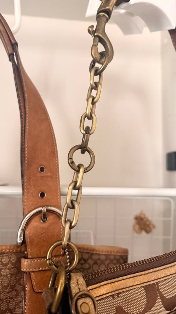 Coach ブラウン ショルダーバッグセット