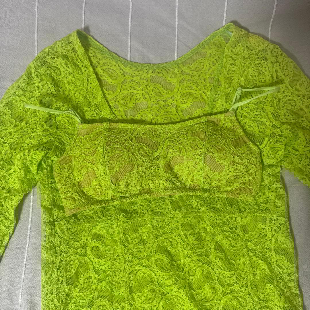 MAISON SPECIAL ブラ付キ2WAYレーストップス