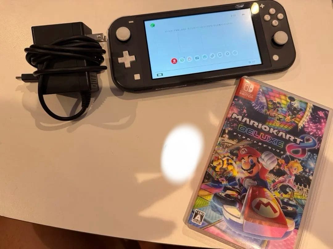 Nintendo Switch Lite グレー　マリオカート8DX付き