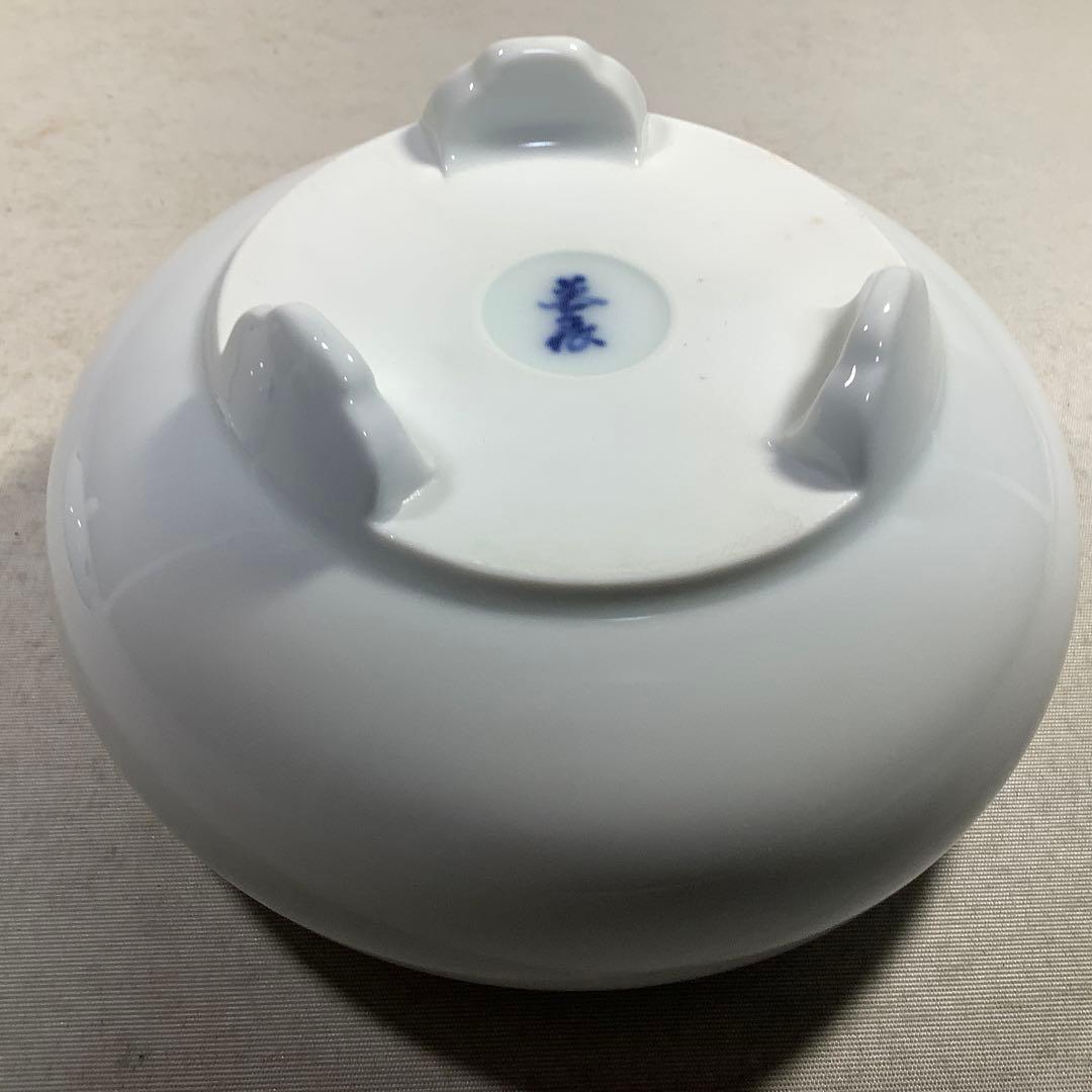 有田焼　白磁　香炉　井上萬二　現代作家