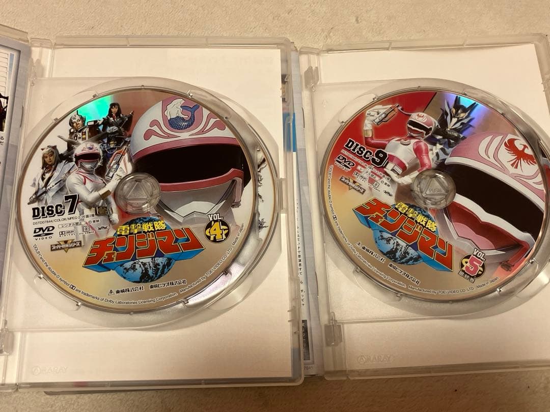 電撃戦隊チェンジマン VOL.1〜5〈2枚組〉