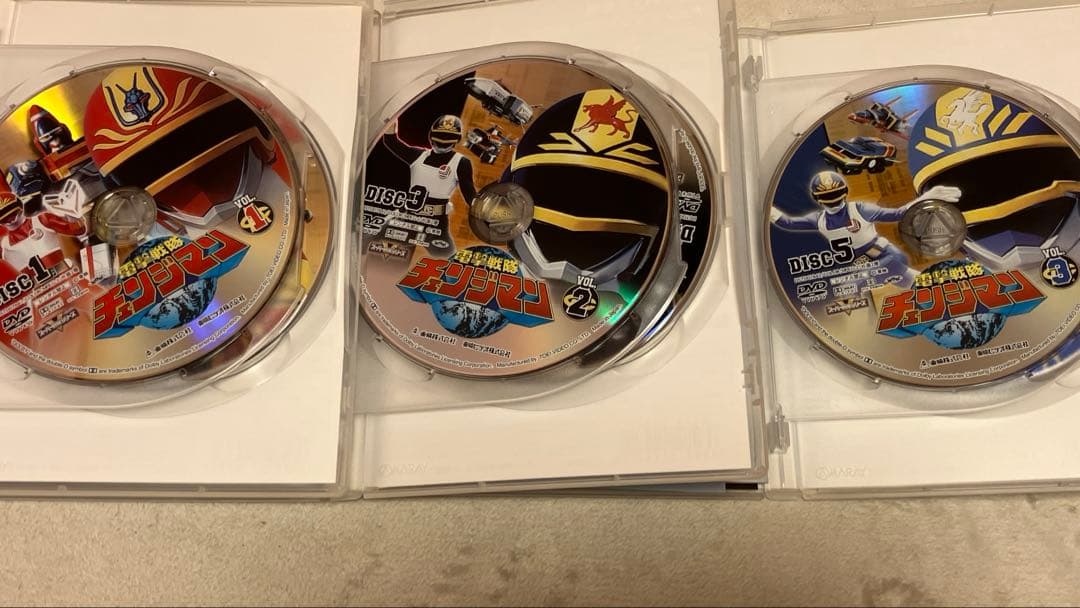 電撃戦隊チェンジマン VOL.1〜5〈2枚組〉