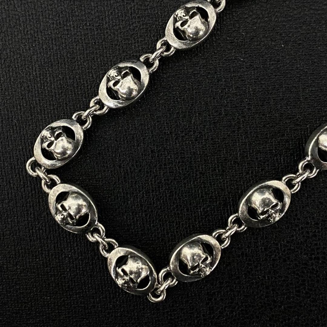 Justin Davis TOYWATCH シルバー スカル ウォレットチェーン