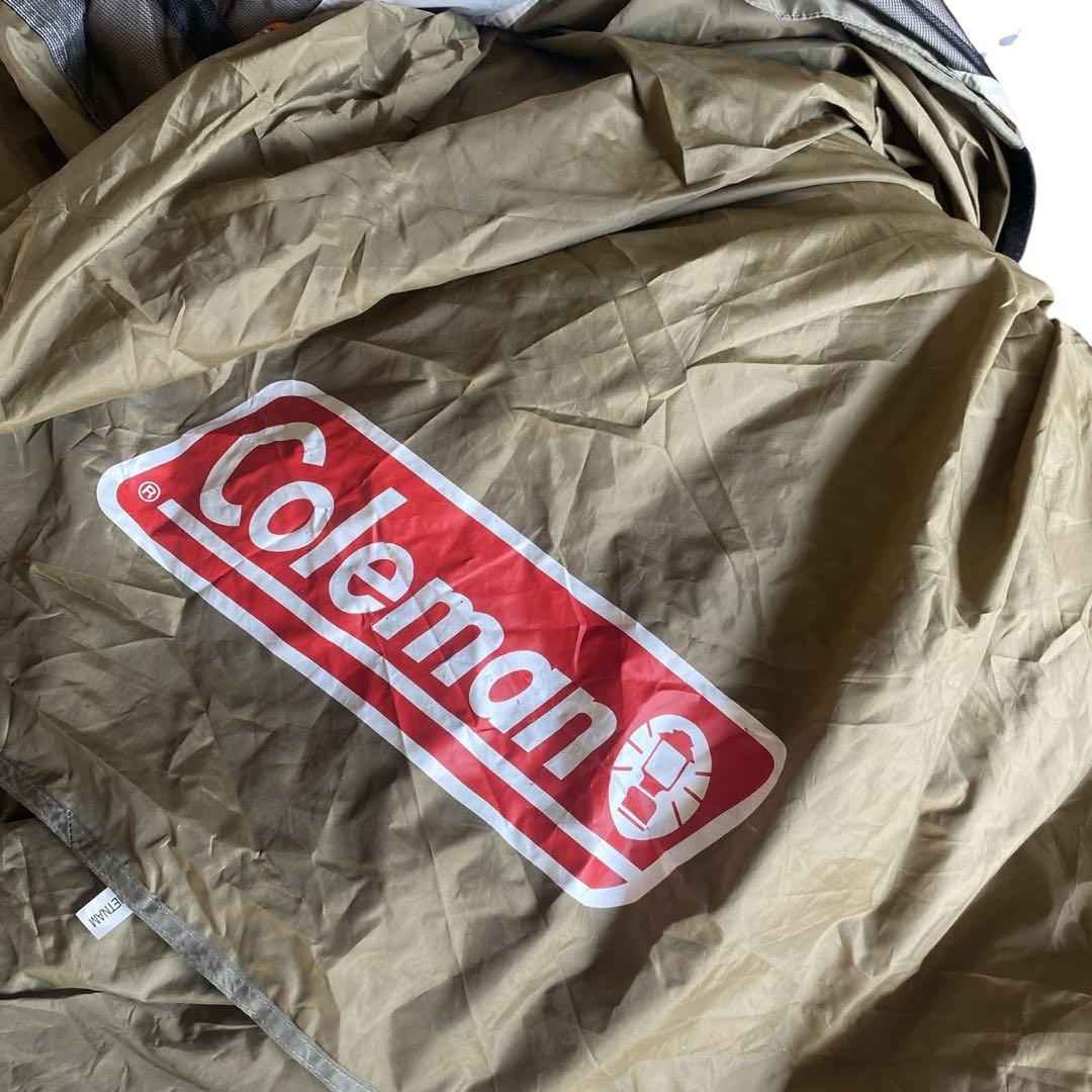 Coleman トンネル2ルームハウスldx オリーブ色 室内マット付