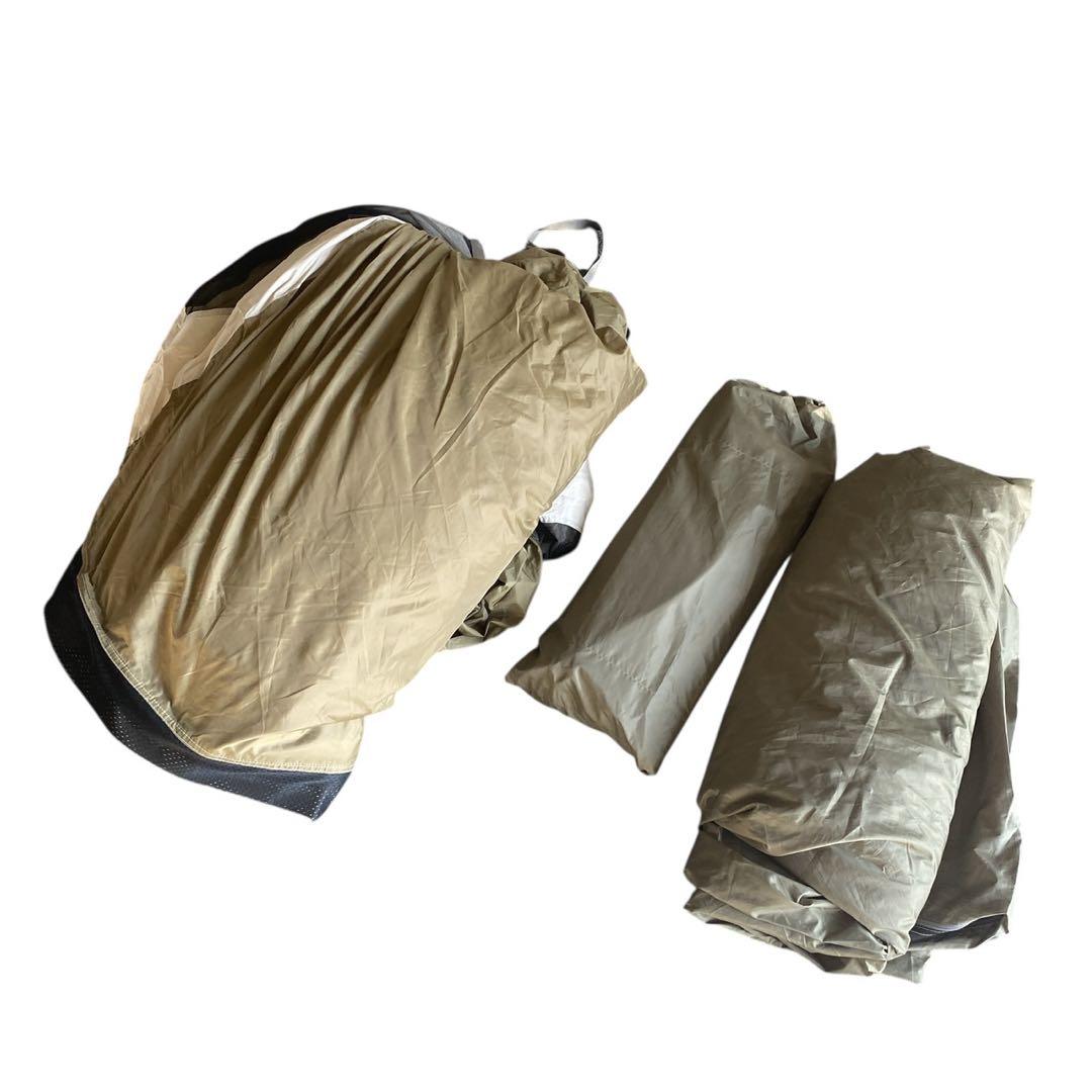 Coleman トンネル2ルームハウスldx オリーブ色 室内マット付