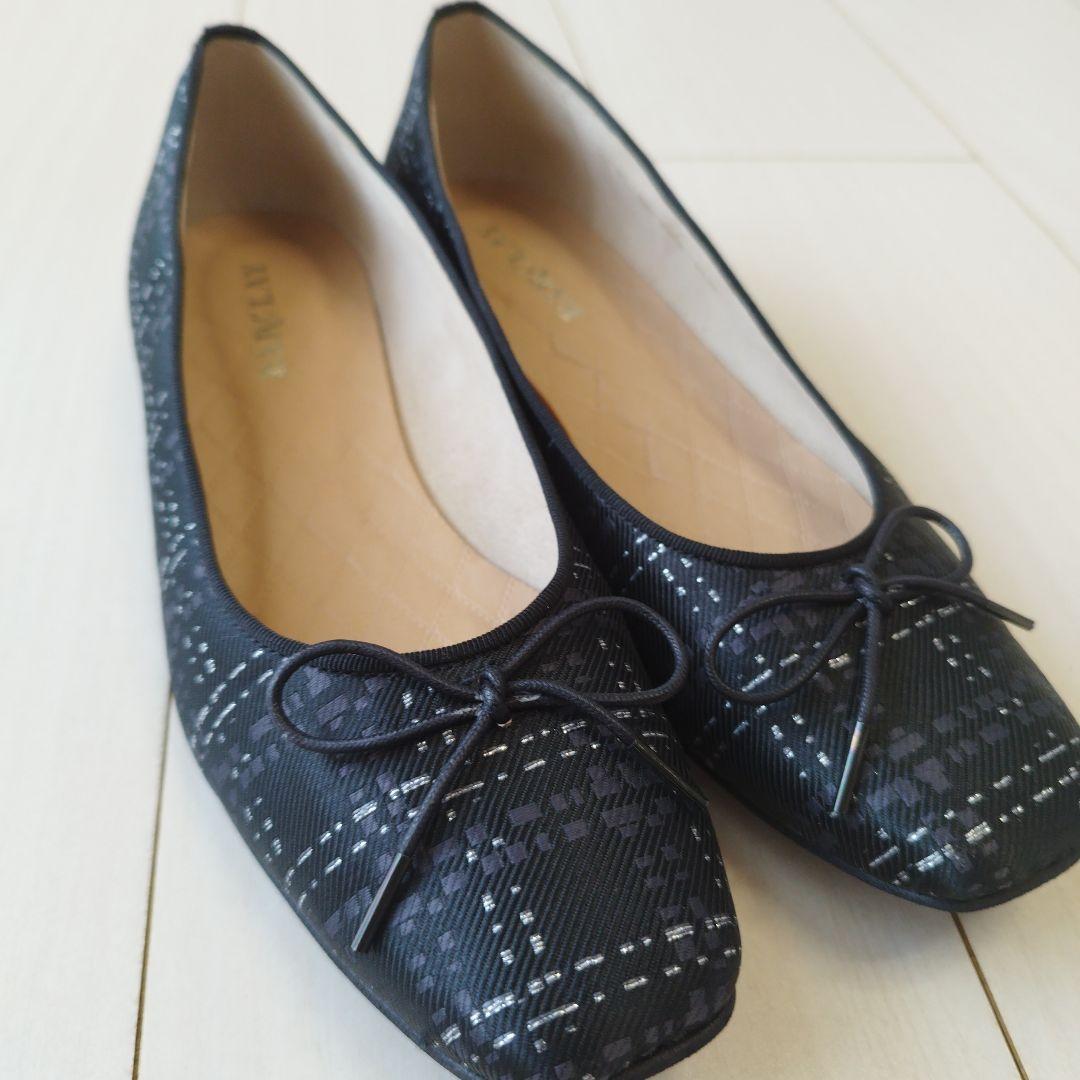 BARCLAY（バークレー）晴雨兼用 エレガントシューズ ブラックファブリック