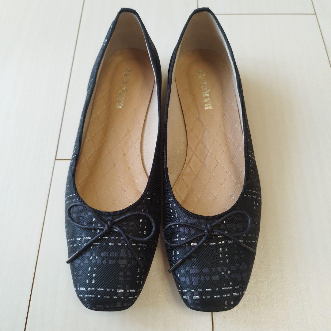 BARCLAY（バークレー）晴雨兼用 エレガントシューズ ブラックファブリック