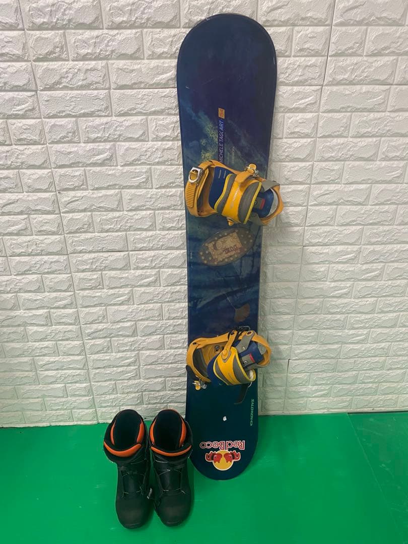 スノボーとバイディングサロモンブーツFLOW VEGA セット