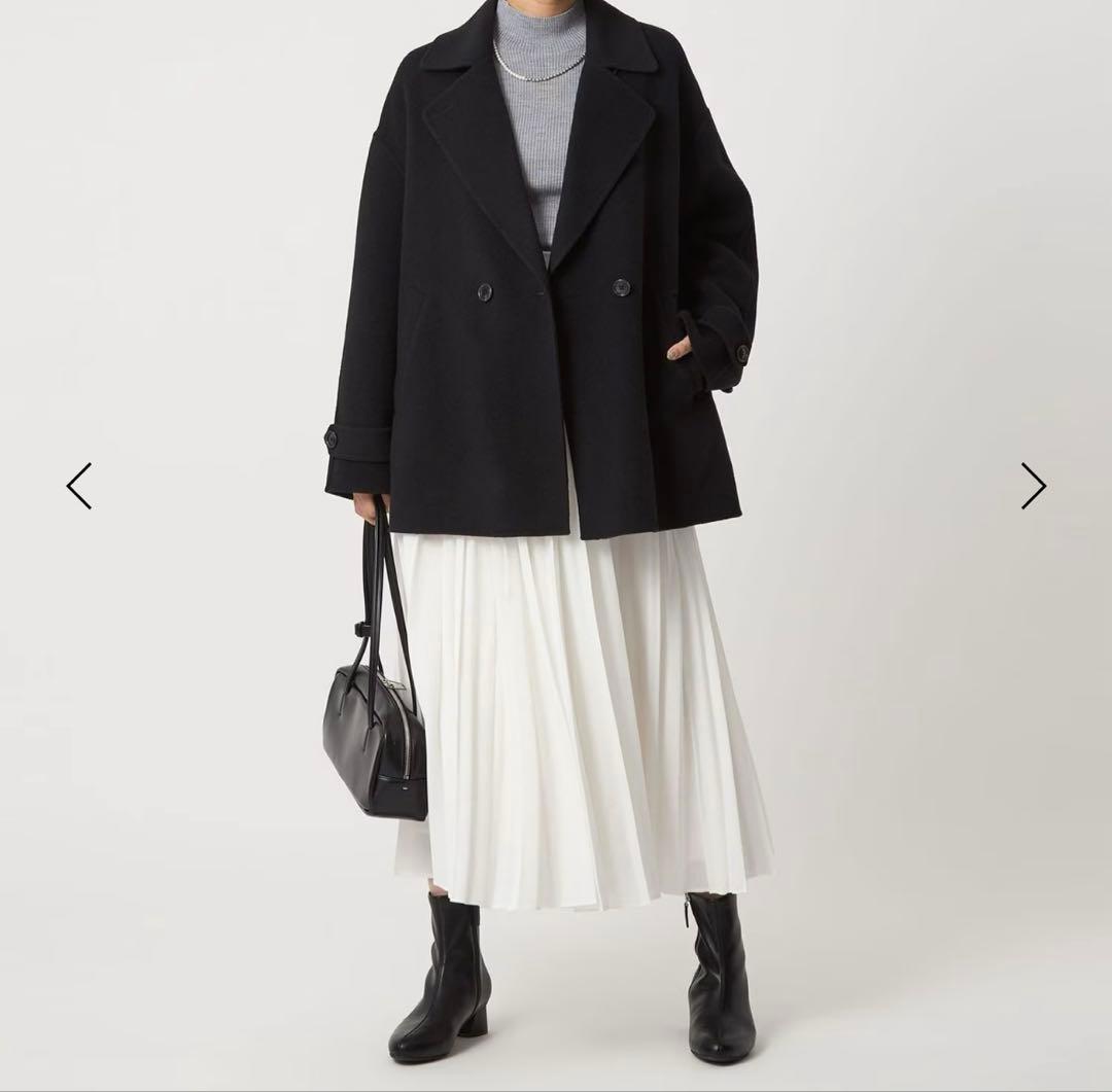 新品グリーンレーベル　リバー テーラード ミドルコート