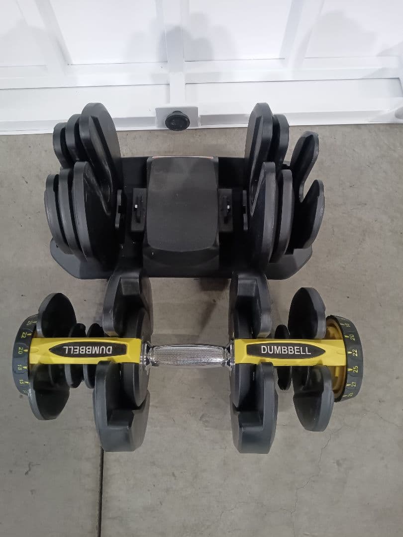 ☆可変式ダンベル☆ダイヤル式☆５kg〜４０kg☆１本☆