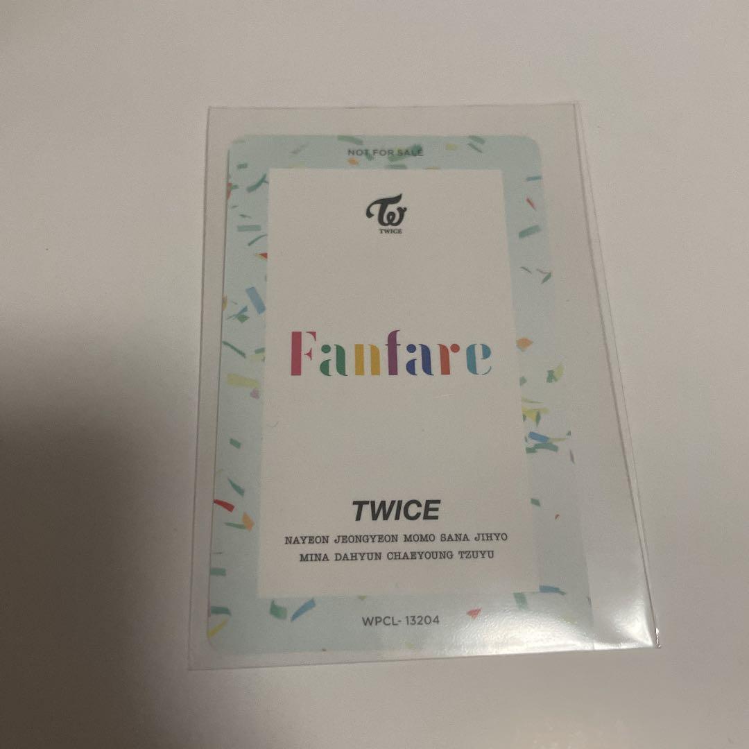 TWICE fanfare oncejapan 限定 ハイタッチ トレカ ジヒョ
