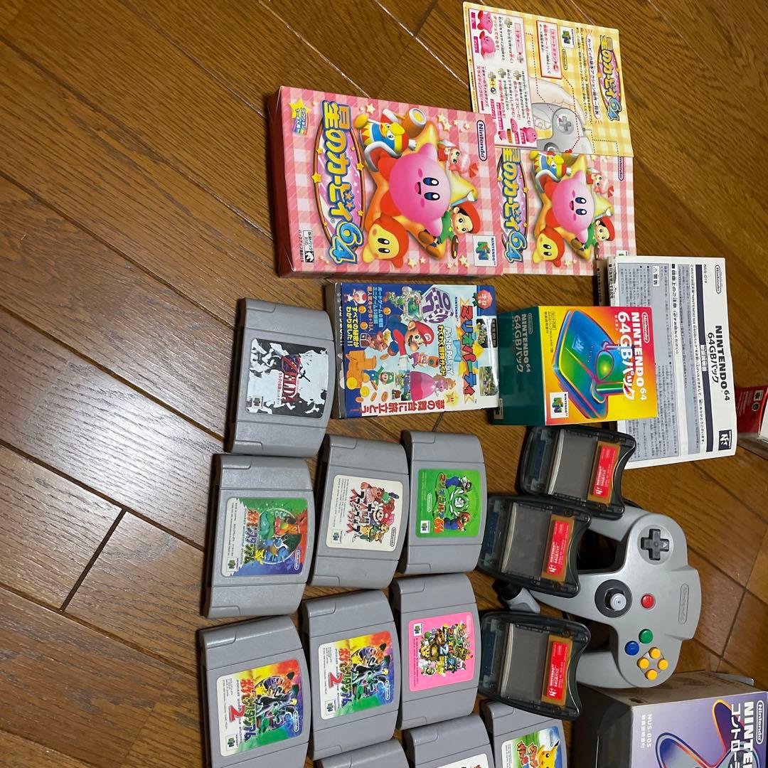 任天堂　64 ソフト14個　64GBパック3個