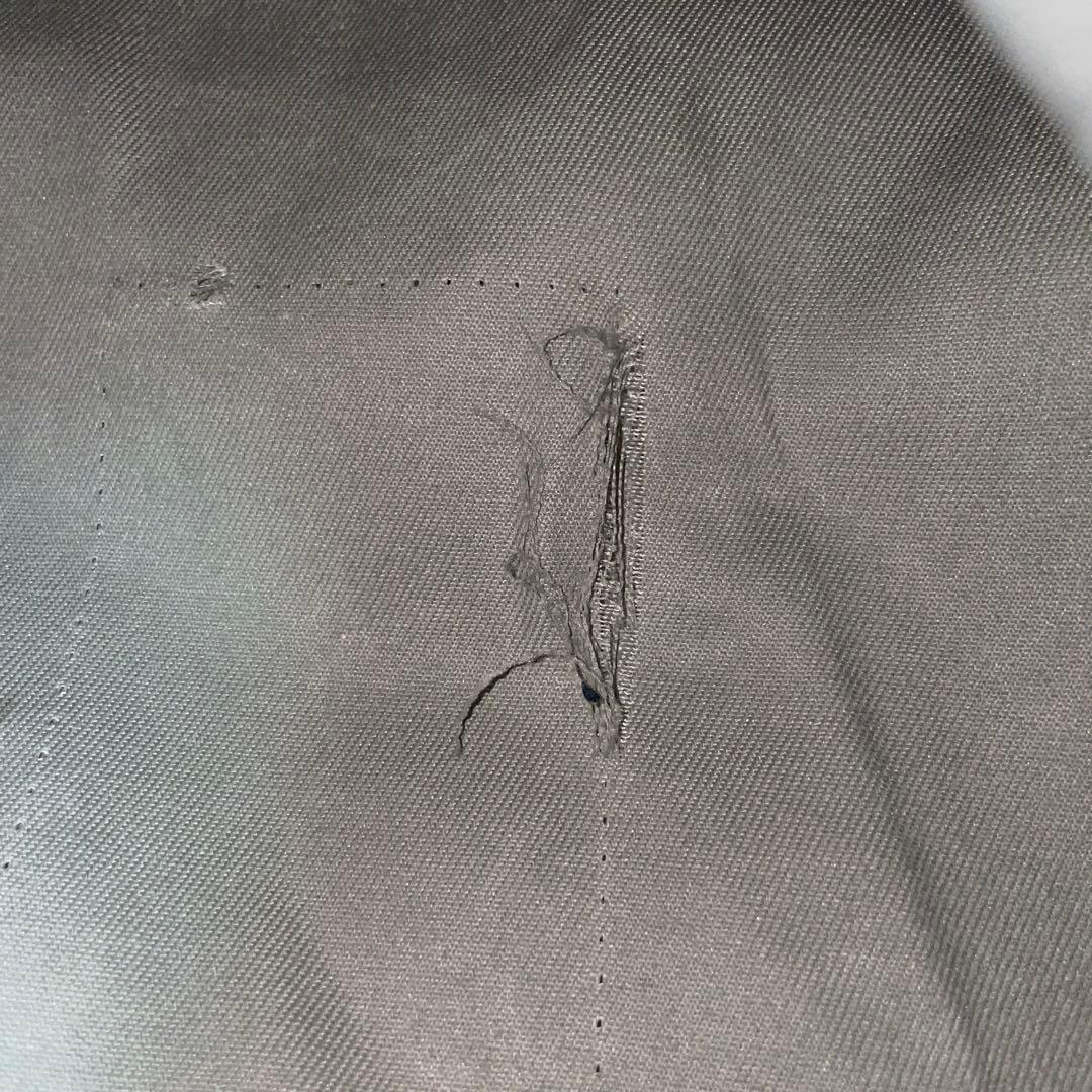 ビンテージコットン　キャンバス生地　グレー・オリーブ リュック　バックパック