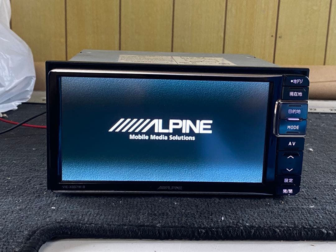 ALPINE vie-X007II-Bカーナビ map data 2016