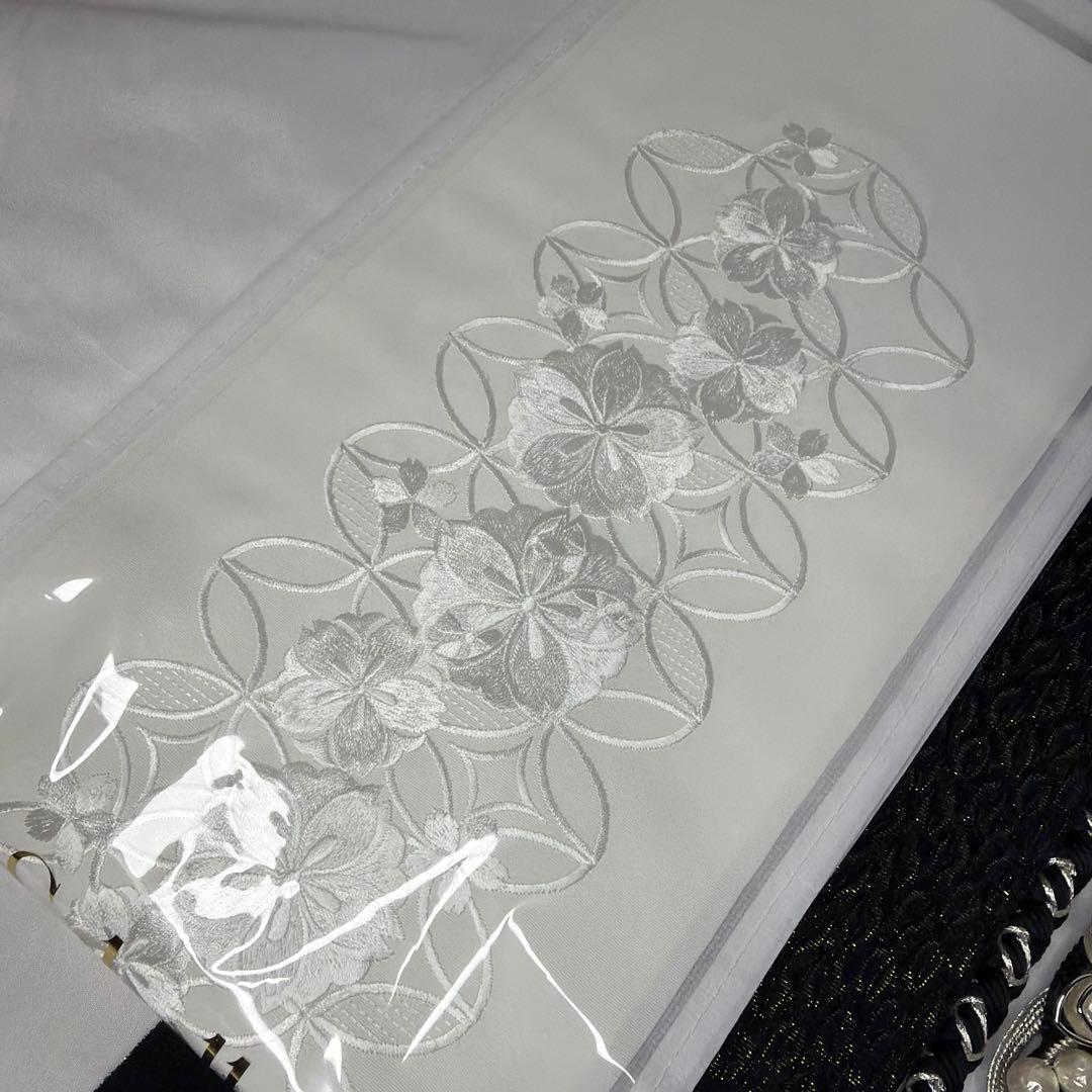 新品　2026年モデル　帯締め　帯揚げ　半襟　重ね襟　セット　振袖用　黒