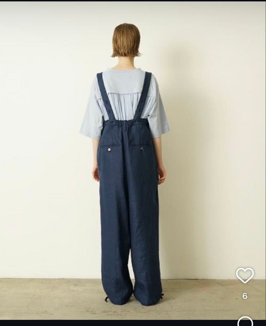 suzuki takayuki ネイビー サロペット レディース