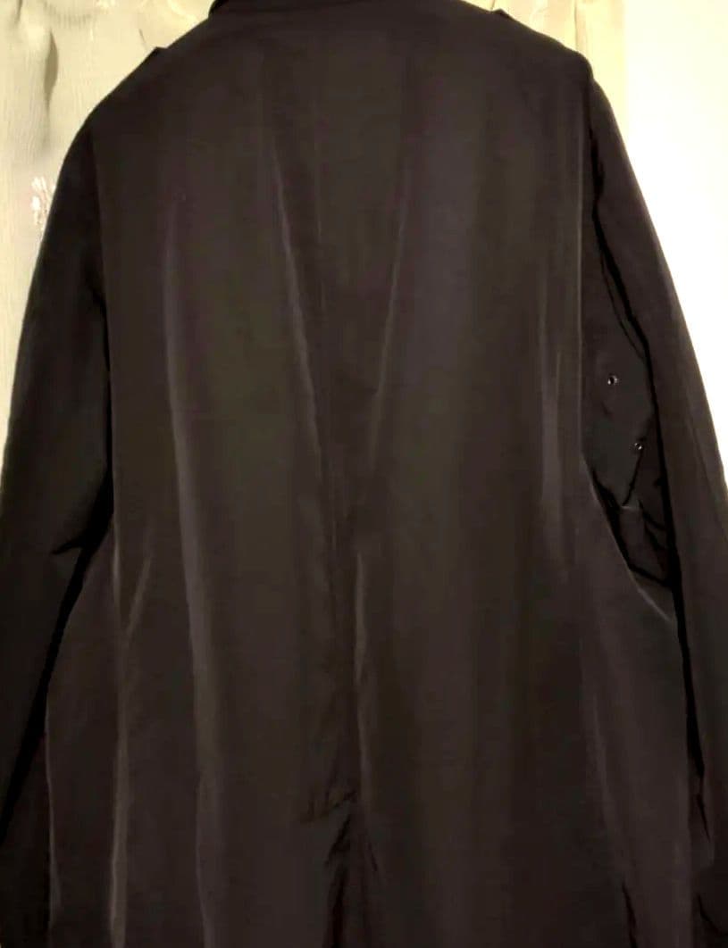 Burberry ステンカラーコート ブラック　美品　L 男女兼用　シンプル