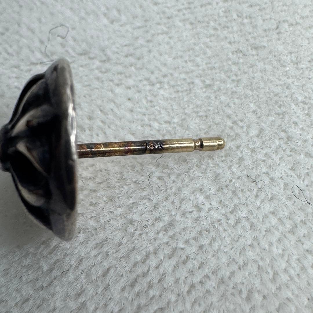 CHROM HEARTS クロムハーツ クロスボールピアス　片耳