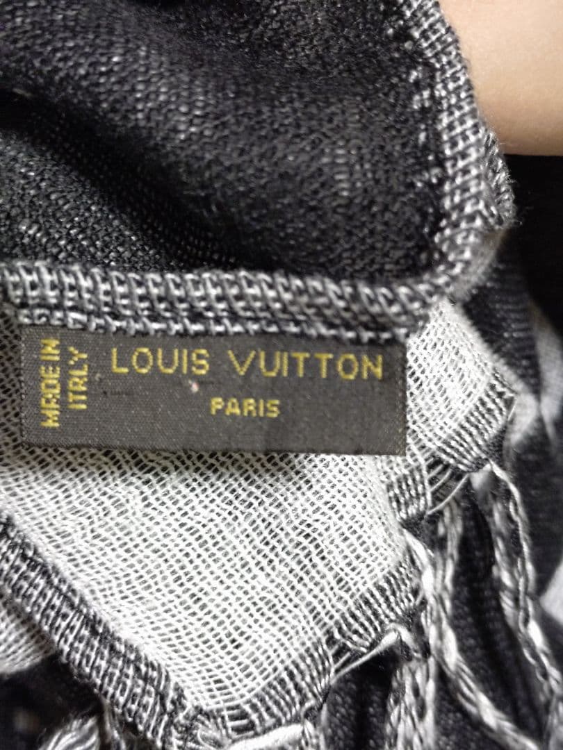 【プロ※確認】LOUIS VUITTON チェック モノグラム マフラー