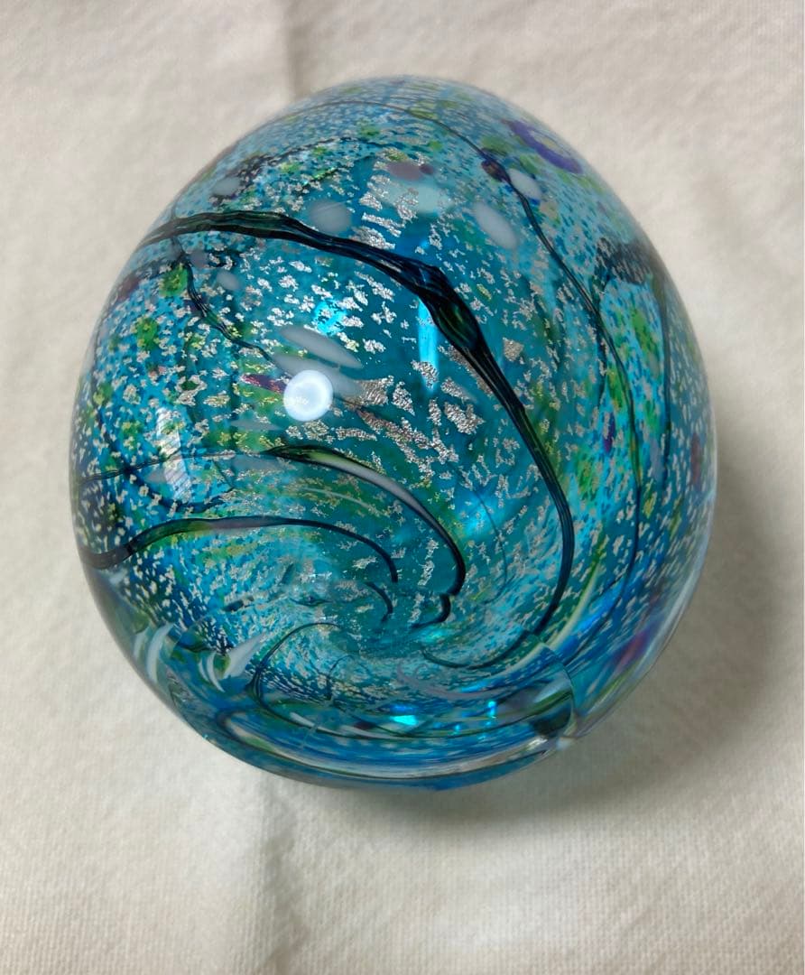 希少品!! 黒木国昭 グラスアート宮崎 綾工房 ガラス工芸 一輪挿し①