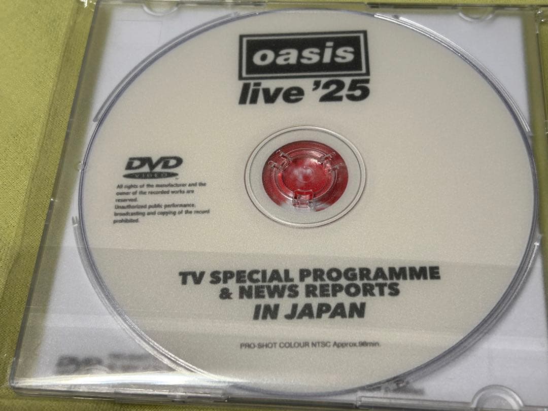 洋楽 OASIS - DEFINITIVE TOKYO DOME 2025