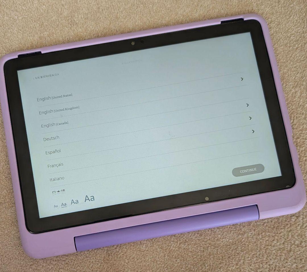 Amazon Fire HD 10 キッズプロ (10インチ)　紫