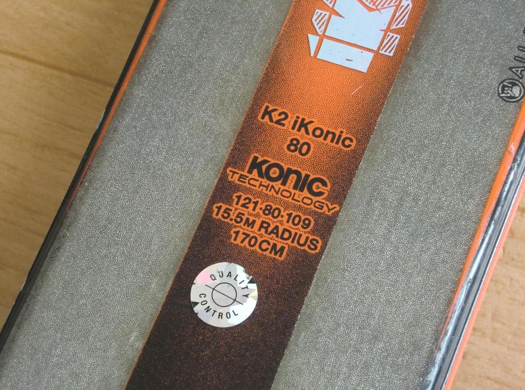 ■■送料無料■K2■iKonic 80■170cm■GRIPWALK■メンテ付■