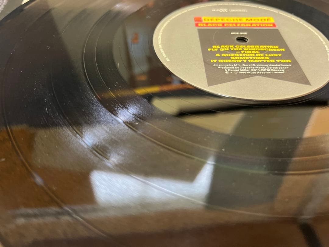 Depeche Mode ブラック・セレブレーション LP洋楽P-13279