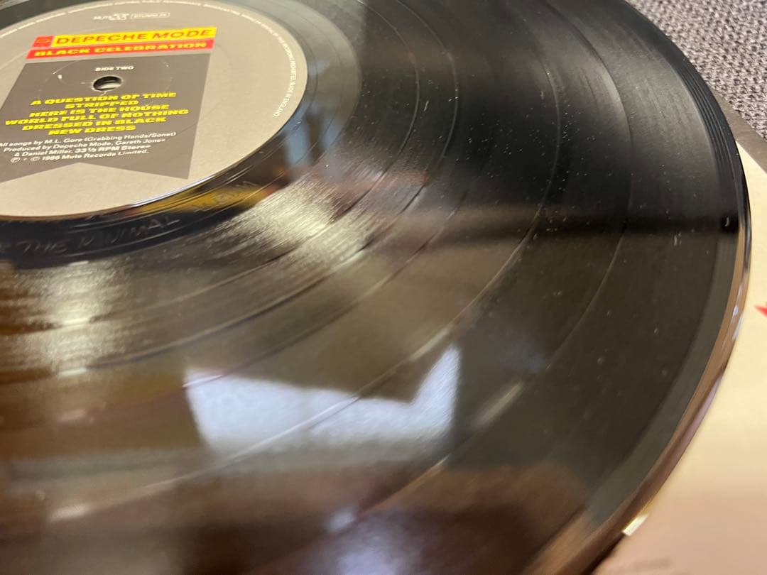 Depeche Mode ブラック・セレブレーション LP洋楽P-13279