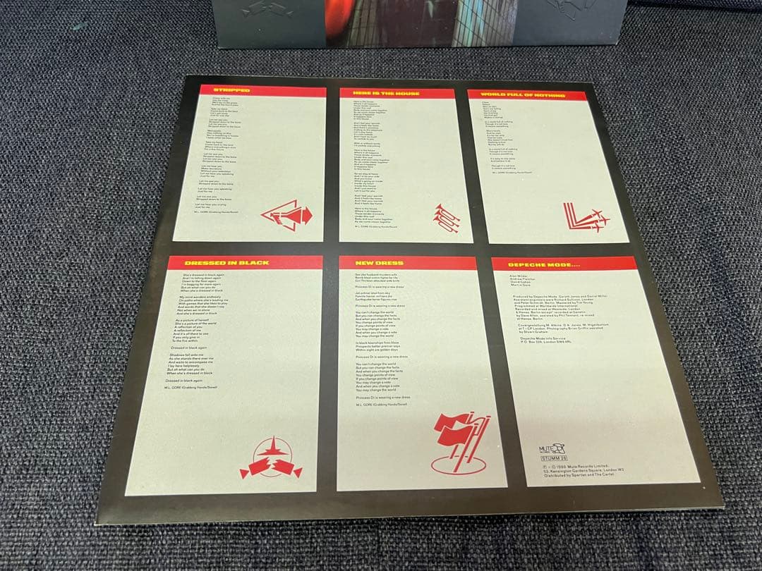 Depeche Mode ブラック・セレブレーション LP洋楽P-13279