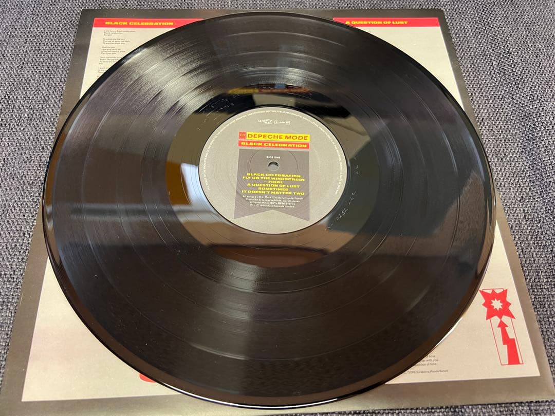 Depeche Mode ブラック・セレブレーション LP洋楽P-13279