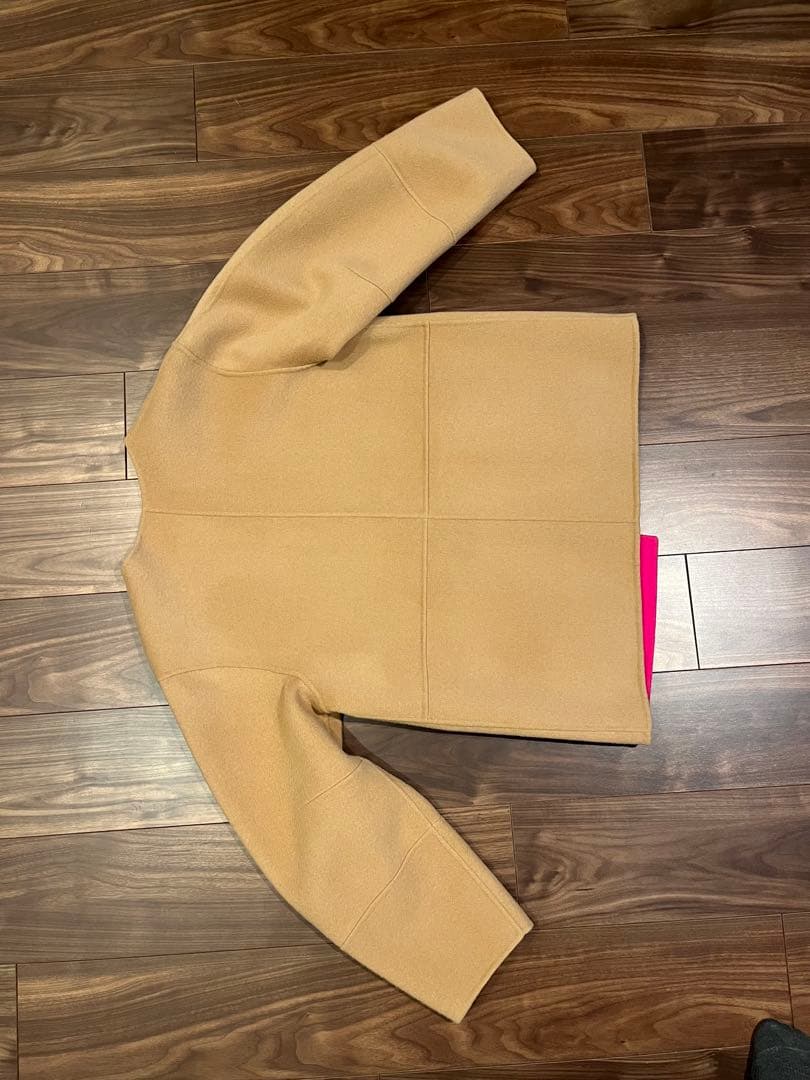 ESTNATION / バイカラーリバーノーカラーコート