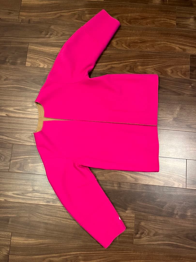 ESTNATION / バイカラーリバーノーカラーコート